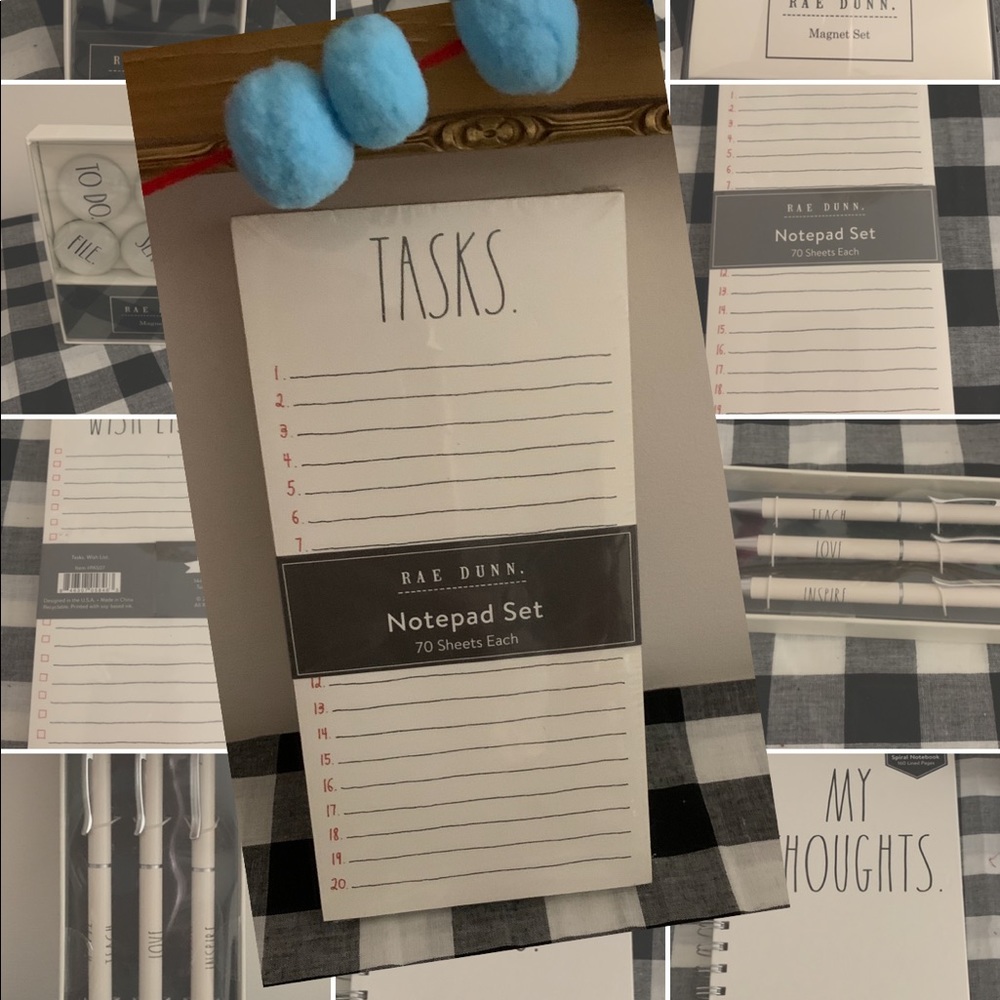 Rae Dunn 2 pack notepads